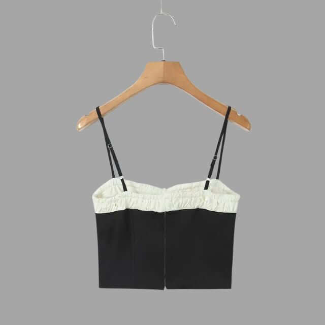 Nikki - Bustier top with ruffle detail-DESTINY