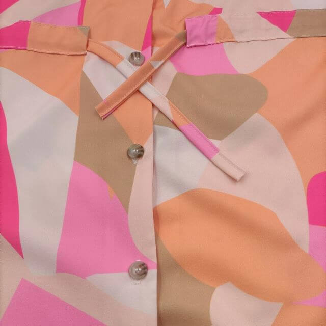 Giselle Boho Shirt Dress With V-Neck and Floral Print-DESTINY