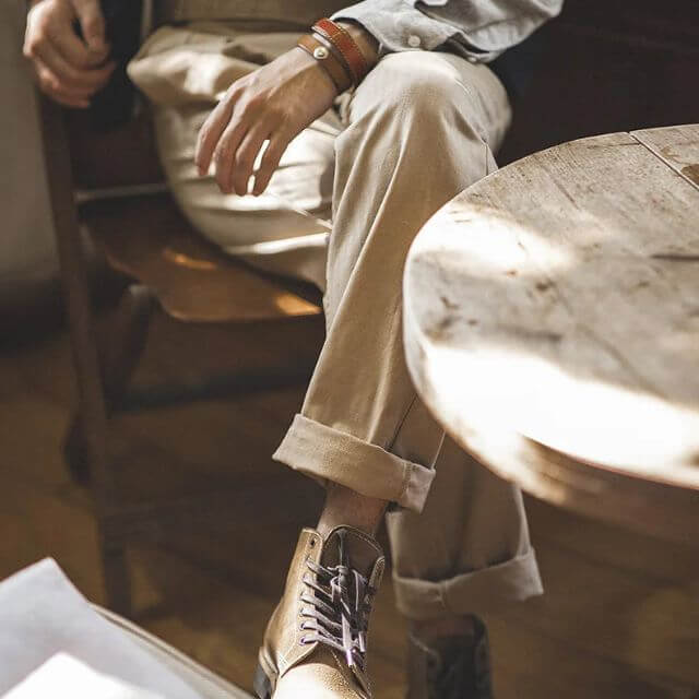 Harrison - Gurkha trousers with pleated front-DESTINY