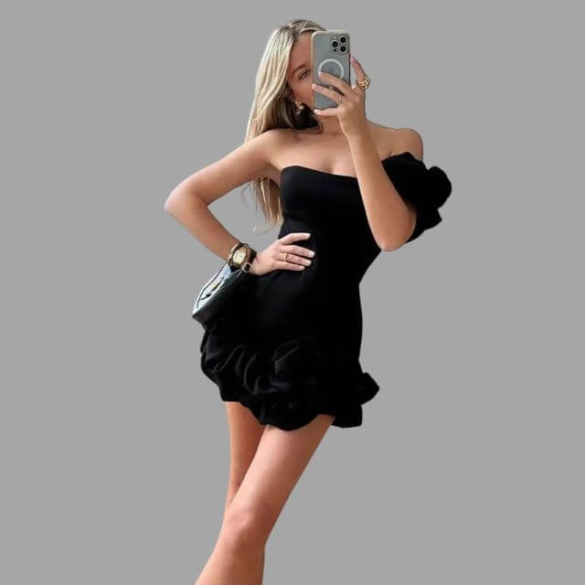 Chelsea - One-shoulder dress with a chic silhouette-DESTINY