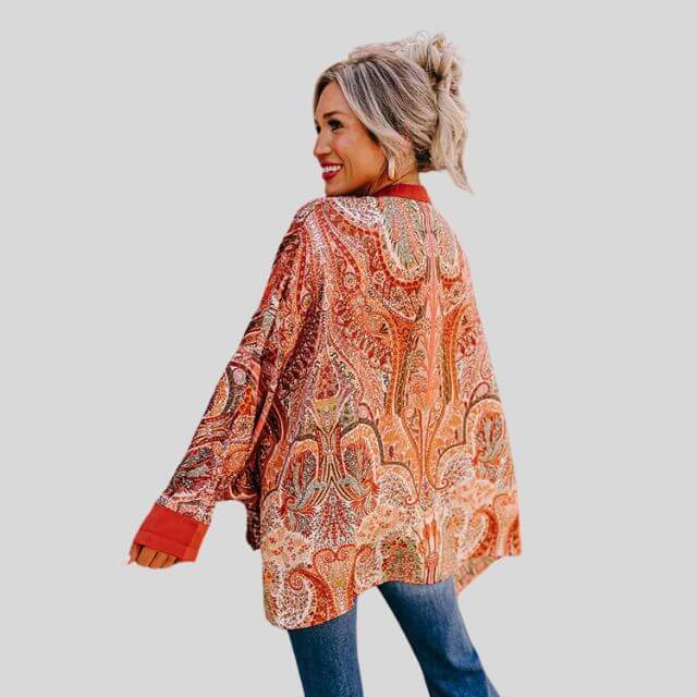 Chariz - Button-up shirt with statement sleeves-DESTINY