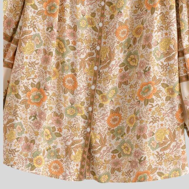 Steffi - Bohemian blouse with tassel details-DESTINY