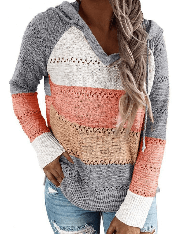 Evelin™ Hooded Sweater-DESTINY