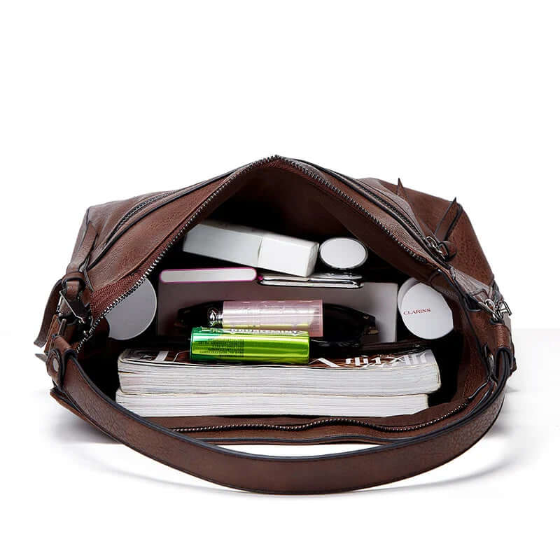 Large Leather Carrier Bag-DESTINY