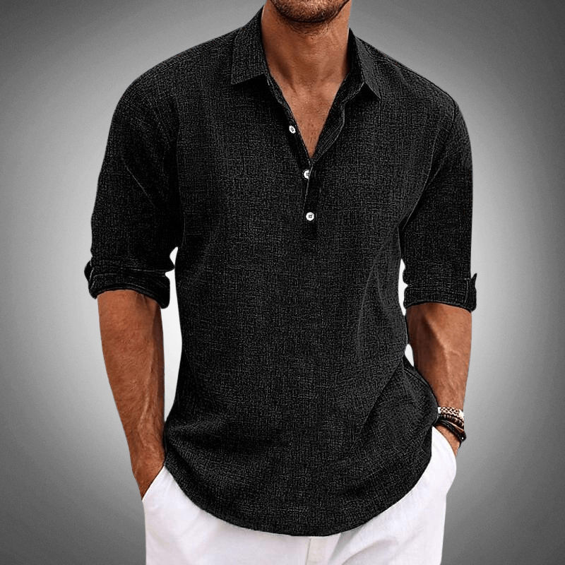 James™ | Classic linen shirt-DESTINY