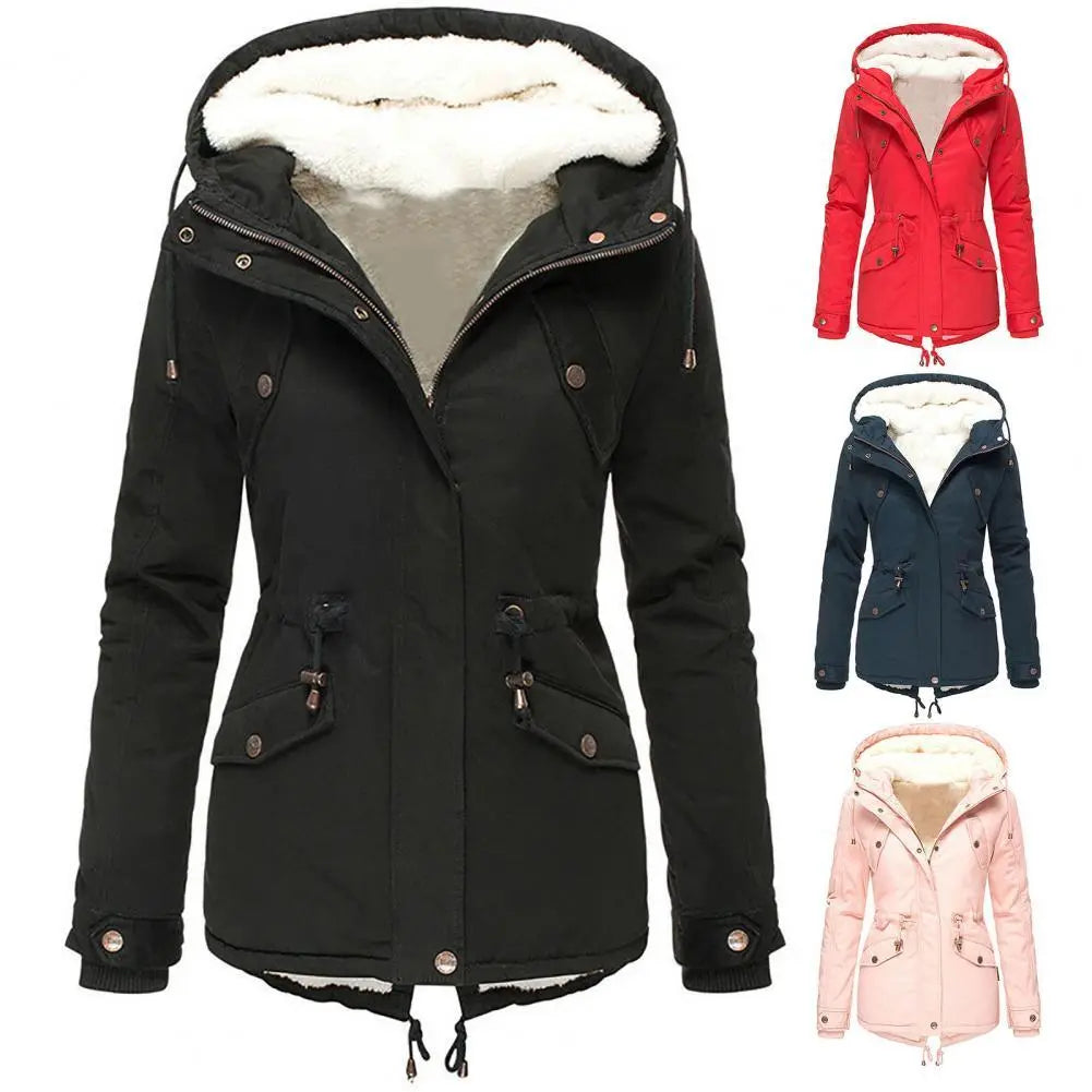 Winter coat with soft hood - Trendy fashion for any season-DESTINY