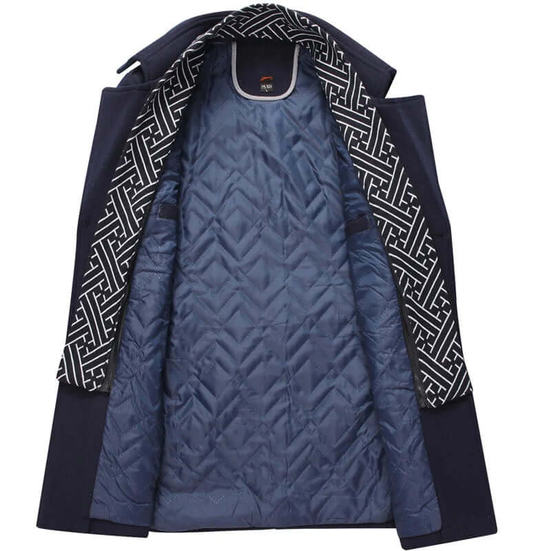 Wool coat with inner lining-DESTINY