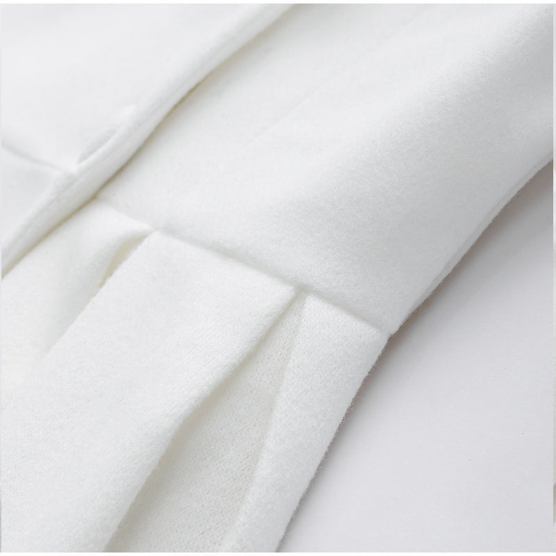 Double-breasted oversized ladies coat with collar - Casual wear for everyday comfort - Sophisticated look for any occasion-DESTINY