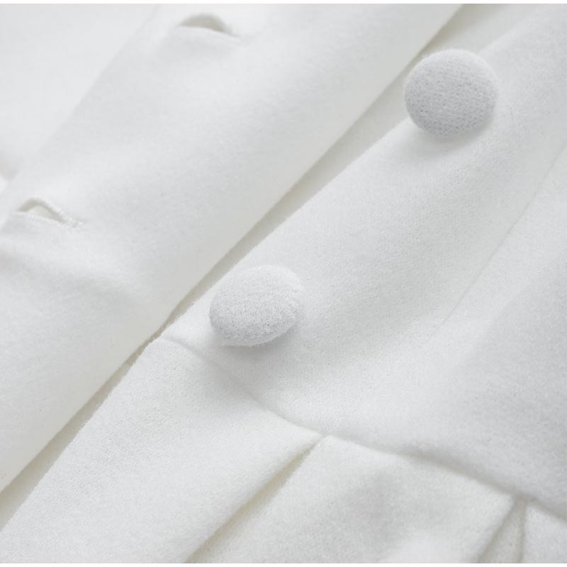 Double-breasted oversized ladies coat with collar - Casual wear for everyday comfort - Sophisticated look for any occasion-DESTINY