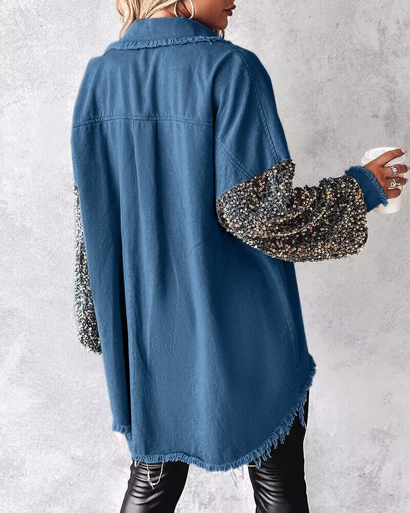 Jacket with spring collar for women - Stylish design for modern women - Trendy fashion for any season-DESTINY