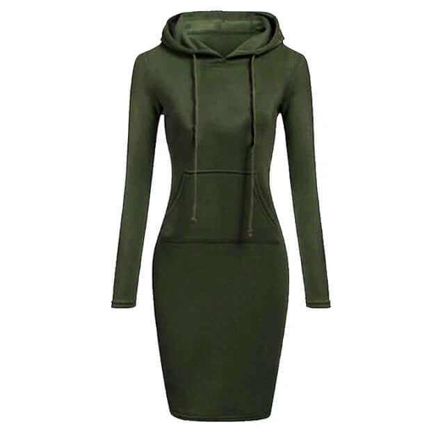 Addie - Sweatshirt dress with hood-DESTINY