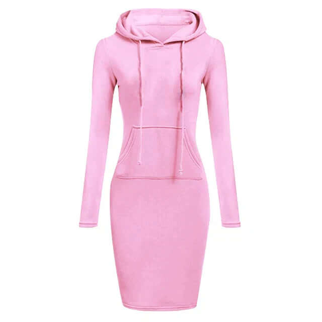 Addie - Sweatshirt dress with hood-DESTINY