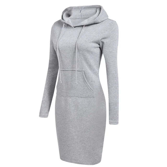 Addie - Sweatshirt dress with hood-DESTINY