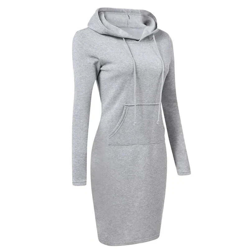 Addie - Sweatshirt dress with hood-DESTINY