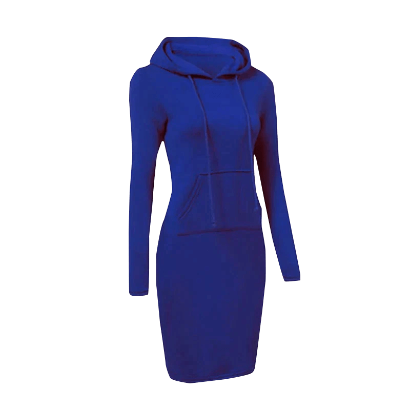 Addie - Sweatshirt dress with hood-DESTINY