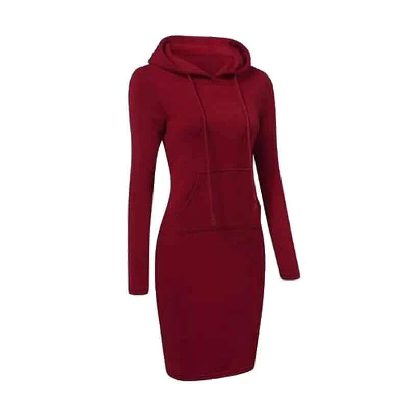 Addie - Sweatshirt dress with hood-DESTINY