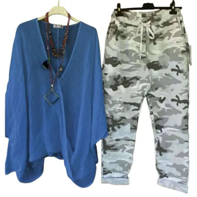 Mila | Half sleeve blouse and trousers sets-DESTINY