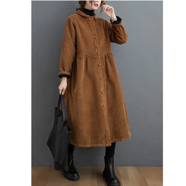 Long vintage coat - Perfect for chilly days-DESTINY