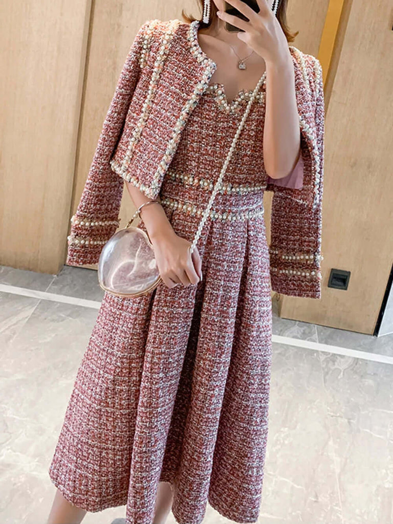 Chic Dress & Jacket Set-DESTINY