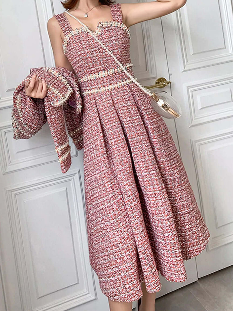 Chic Dress & Jacket Set-DESTINY