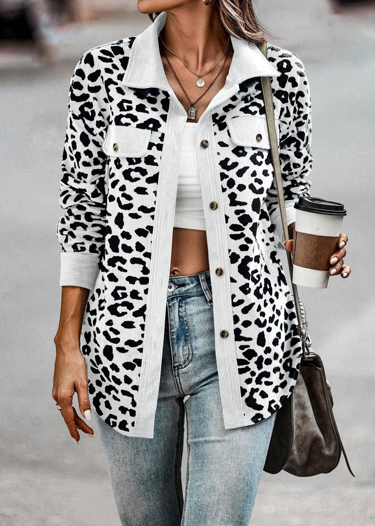 Chic leopard jacket - Stylish design for modern women - Lightweight and breathable material-DESTINY