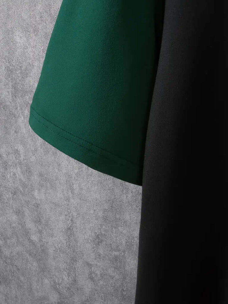 Robert – stylish color block t-shirt with short sleeves and a crew neck-DESTINY