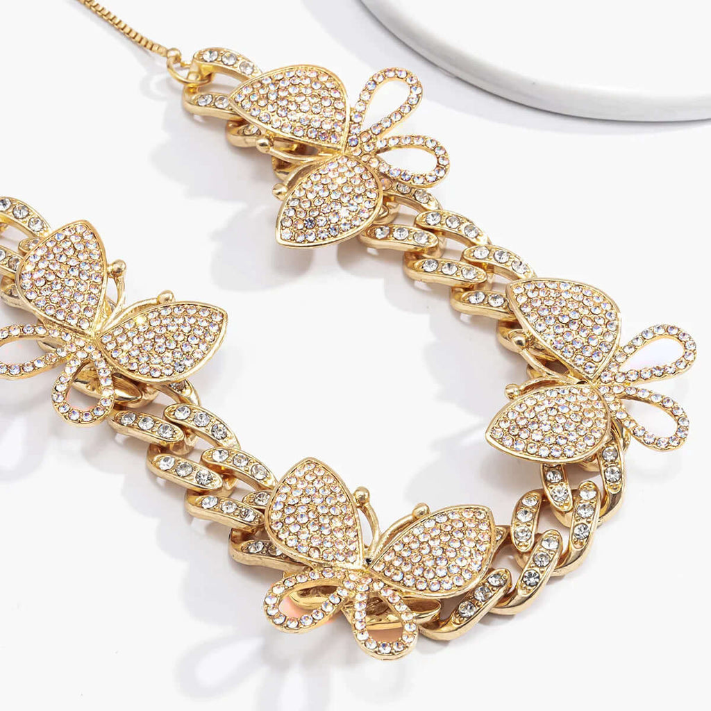 Fashion Butterfly Color Necklace-DESTINY
