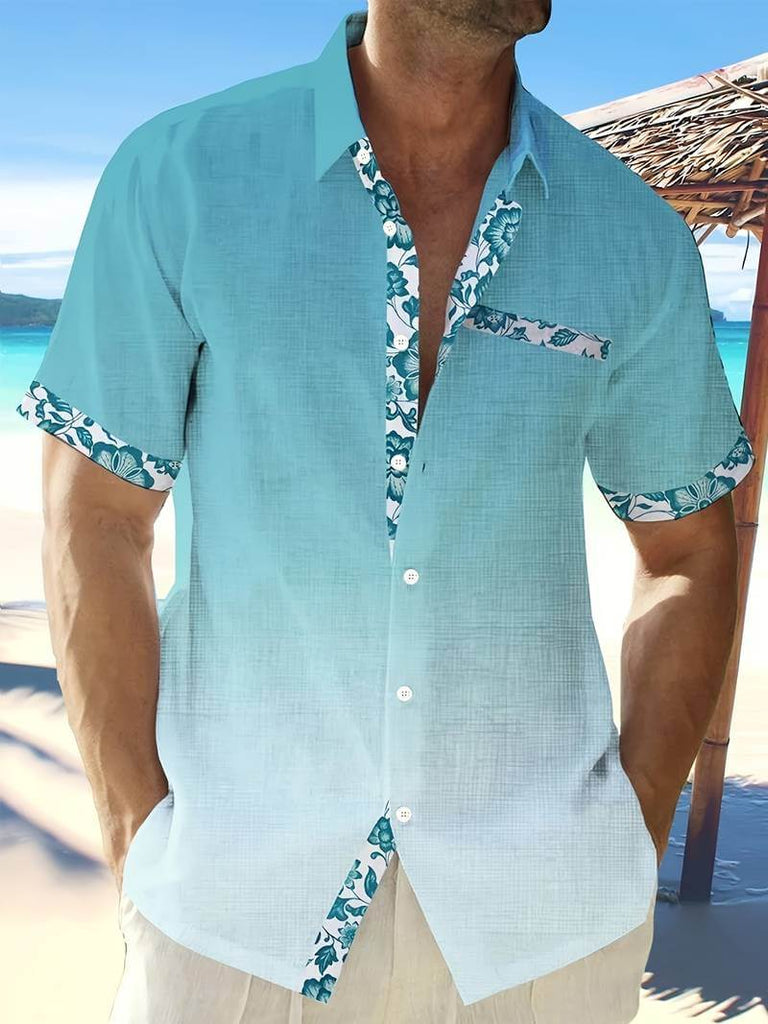 Timothy – stylish short-sleeved shirt with breast pocket-DESTINY