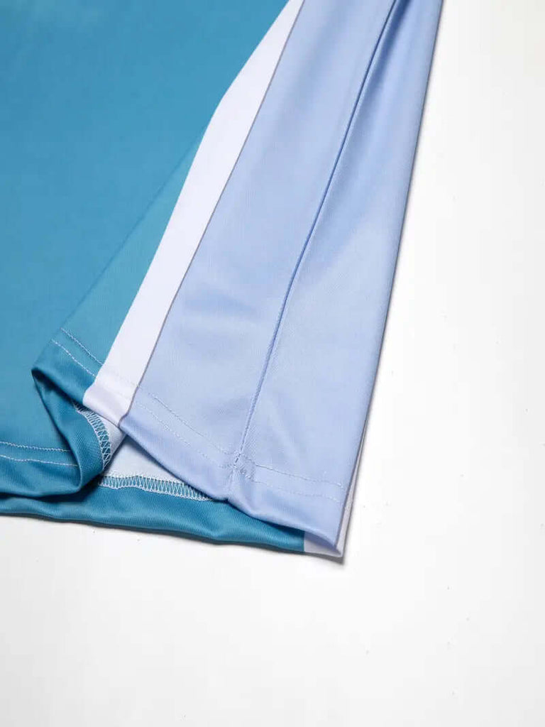 Ethan – casual short-sleeved shirt with stripe print-DESTINY