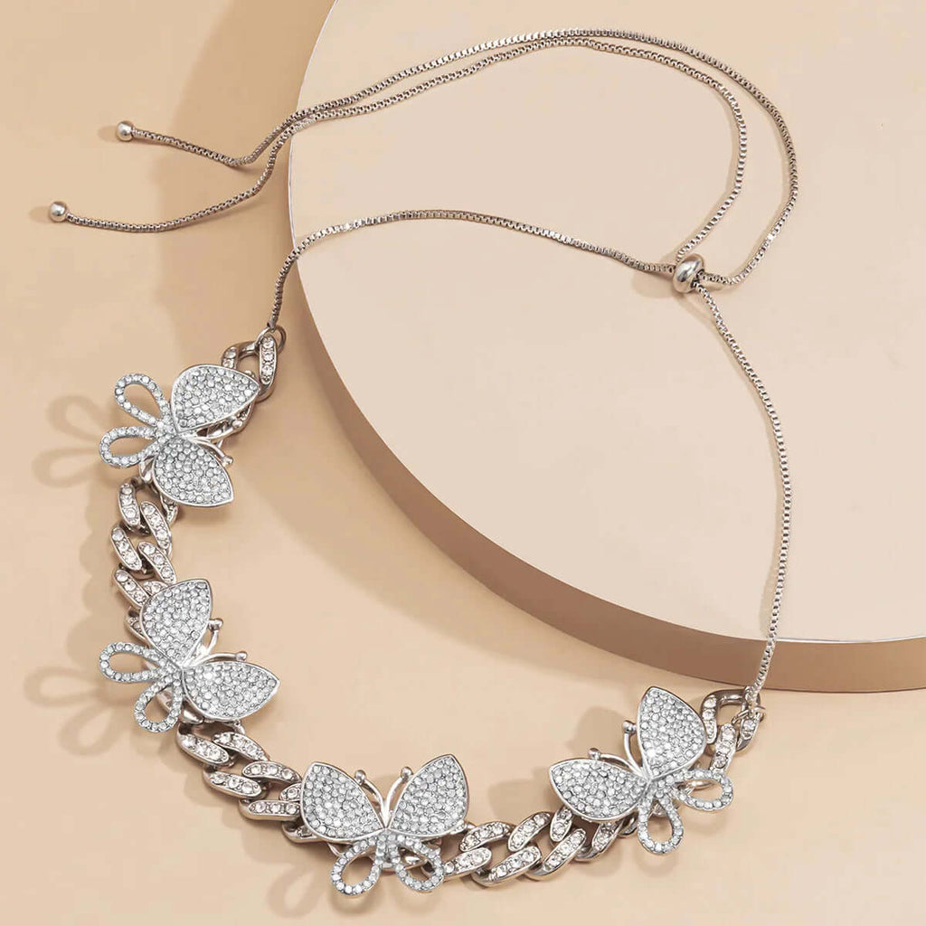 Fashion Butterfly Color Necklace-DESTINY