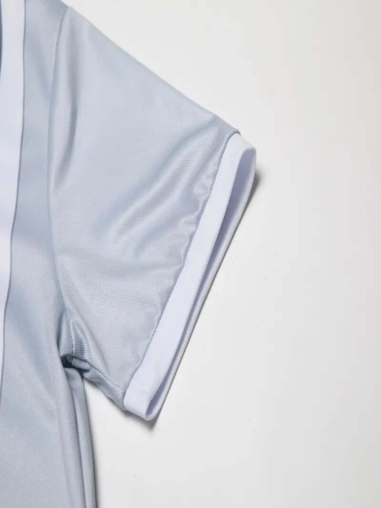 Ethan – casual short-sleeved shirt with stripe print-DESTINY