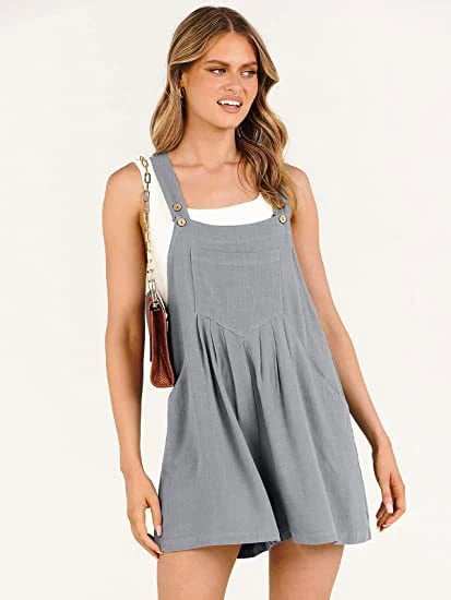 Sleeveless short overall-DESTINY