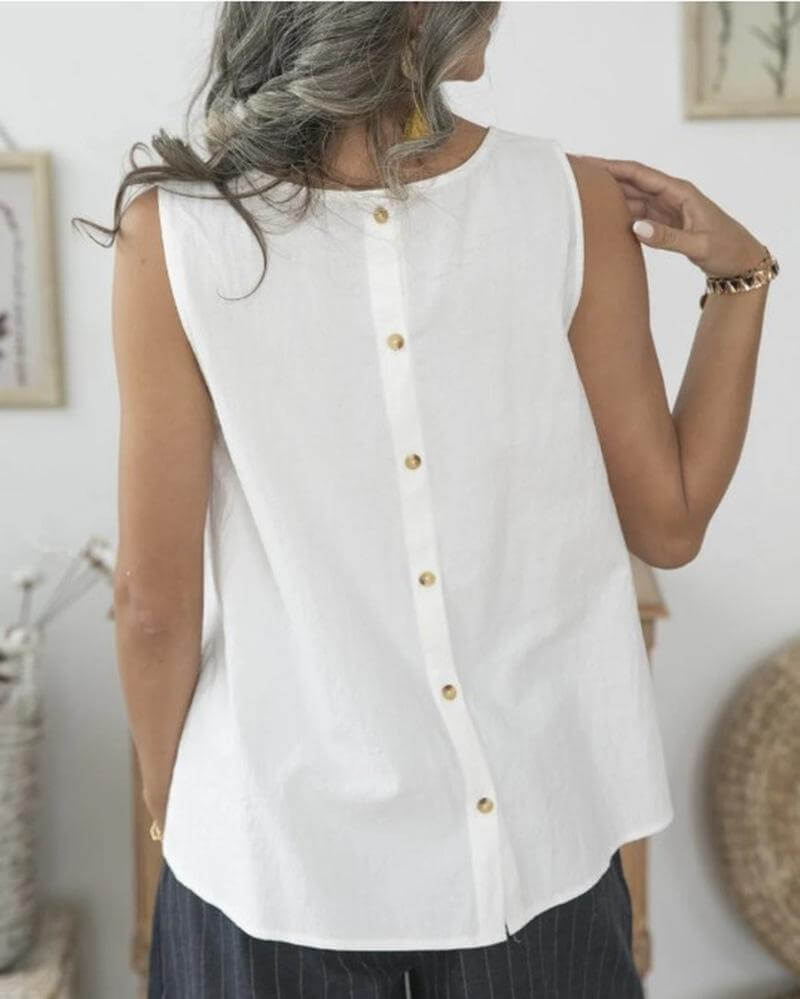 Casual Minimalism A-Line Top-DESTINY