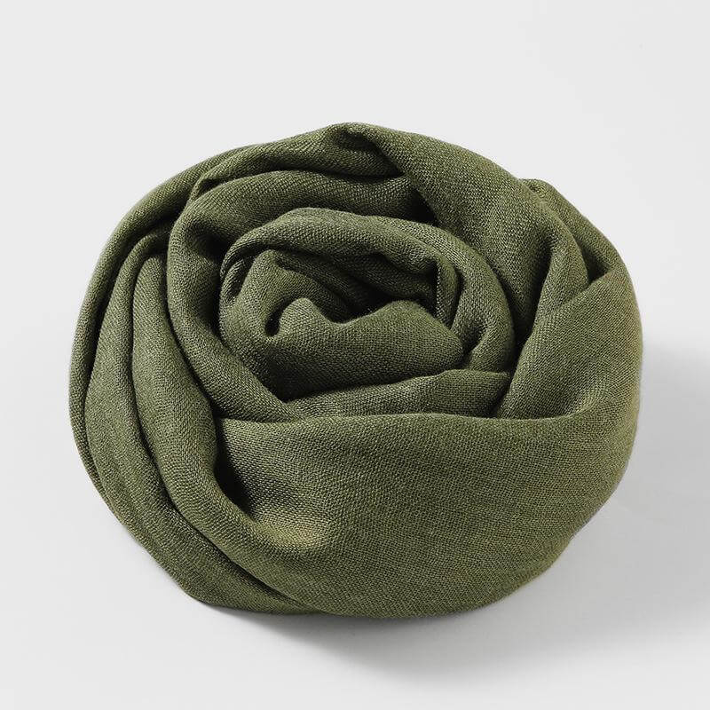 Soft Linen Texture Scarf-DESTINY