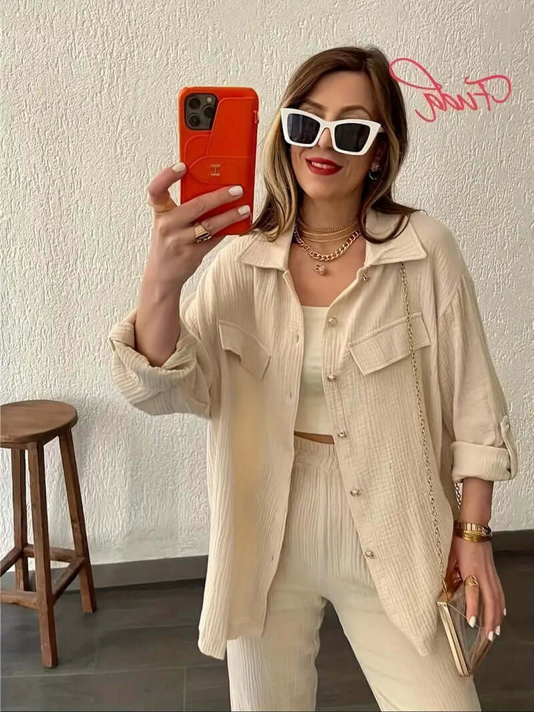 Rhea - Two-piece casual set-DESTINY