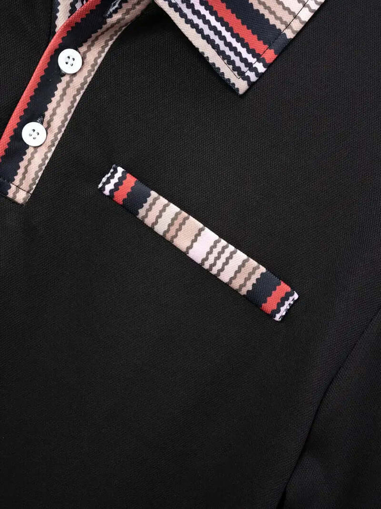 Daniel - breathable regular striped collar shirt for men-DESTINY