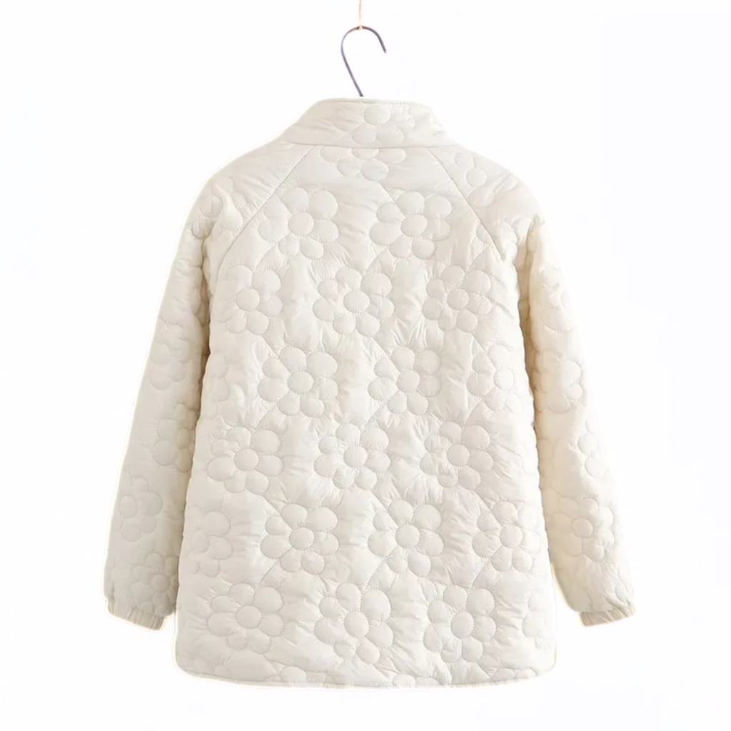 Pleasantly warm padded jacket, elegant-DESTINY