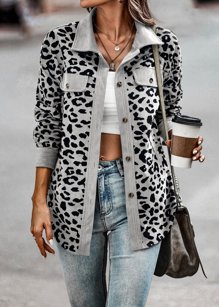 Chic leopard jacket - Stylish design for modern women - Lightweight and breathable material-DESTINY