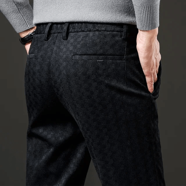 Stewart - Checked corduroy trousers-DESTINY