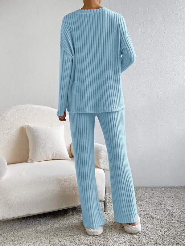 Lucia™ - Knitted trousers and jumper for women-DESTINY