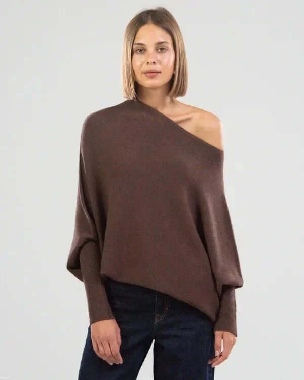 Asymmetric draped jumper-DESTINY