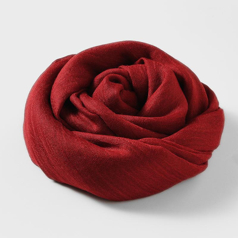 Soft Linen Texture Scarf-DESTINY