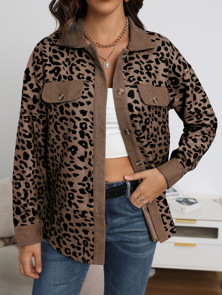 Chic leopard jacket - Stylish design for modern women - Lightweight and breathable material-DESTINY