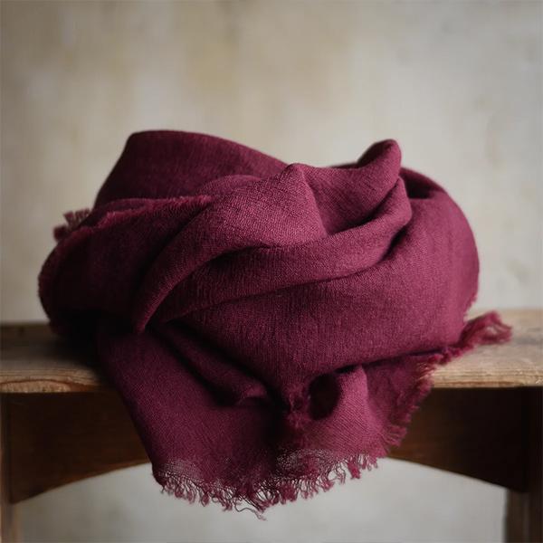 Soft Linen Texture Scarf-DESTINY