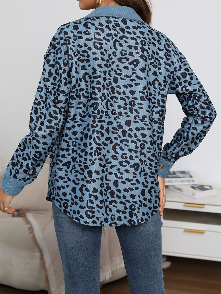 Chic leopard jacket - Stylish design for modern women - Lightweight and breathable material-DESTINY