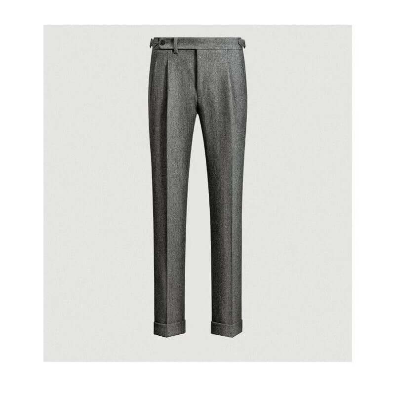 Arturo - Men's leisure trousers in tweed-DESTINY