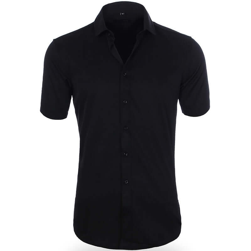 Breathable Elastic Anti-wrinkle Short Sleeve Shirt-DESTINY