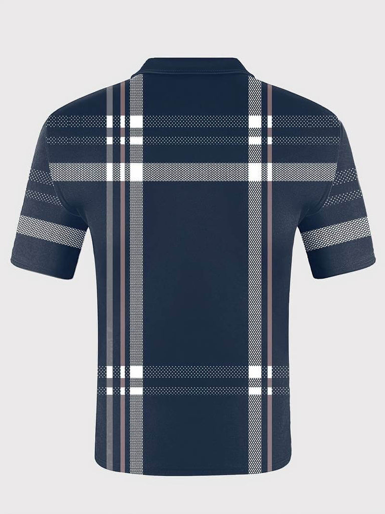 Henry – fashionable red golf shirt in street style-DESTINY