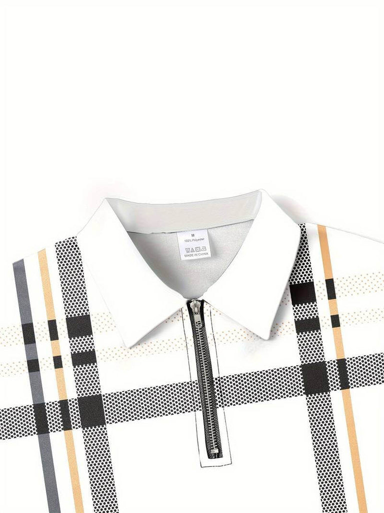 Henry – fashionable red golf shirt in street style-DESTINY