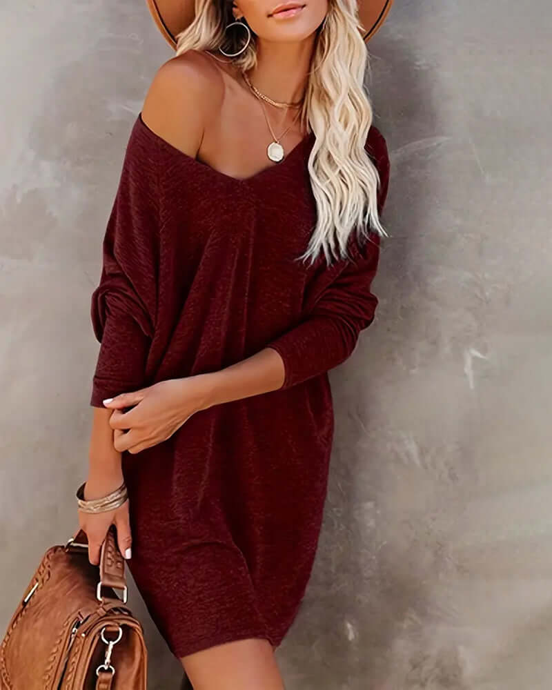 Milani | Trendy long-sleeved loose top-DESTINY